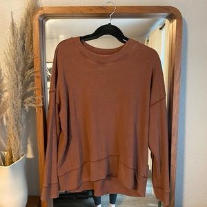ARIE | rust red oversized jumper